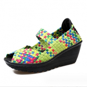 Woven Shoes open toe